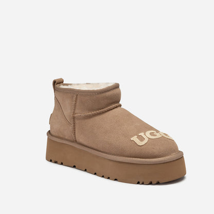 Ugg Classic Dana Emb Logo Platform Ultra Boot