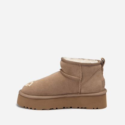 Ugg Classic Dana Emb Logo Platform Ultra Boot
