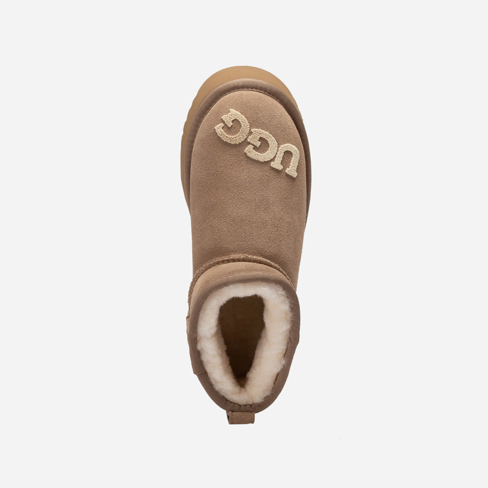 Ugg Classic Dana Emb Logo Platform Ultra Boot