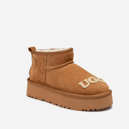 Ugg Classic Dana Emb Logo Platform Ultra Boot