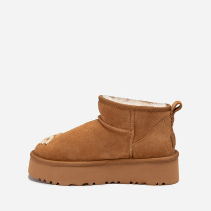 Ugg Classic Dana Emb Logo Platform Ultra Boot