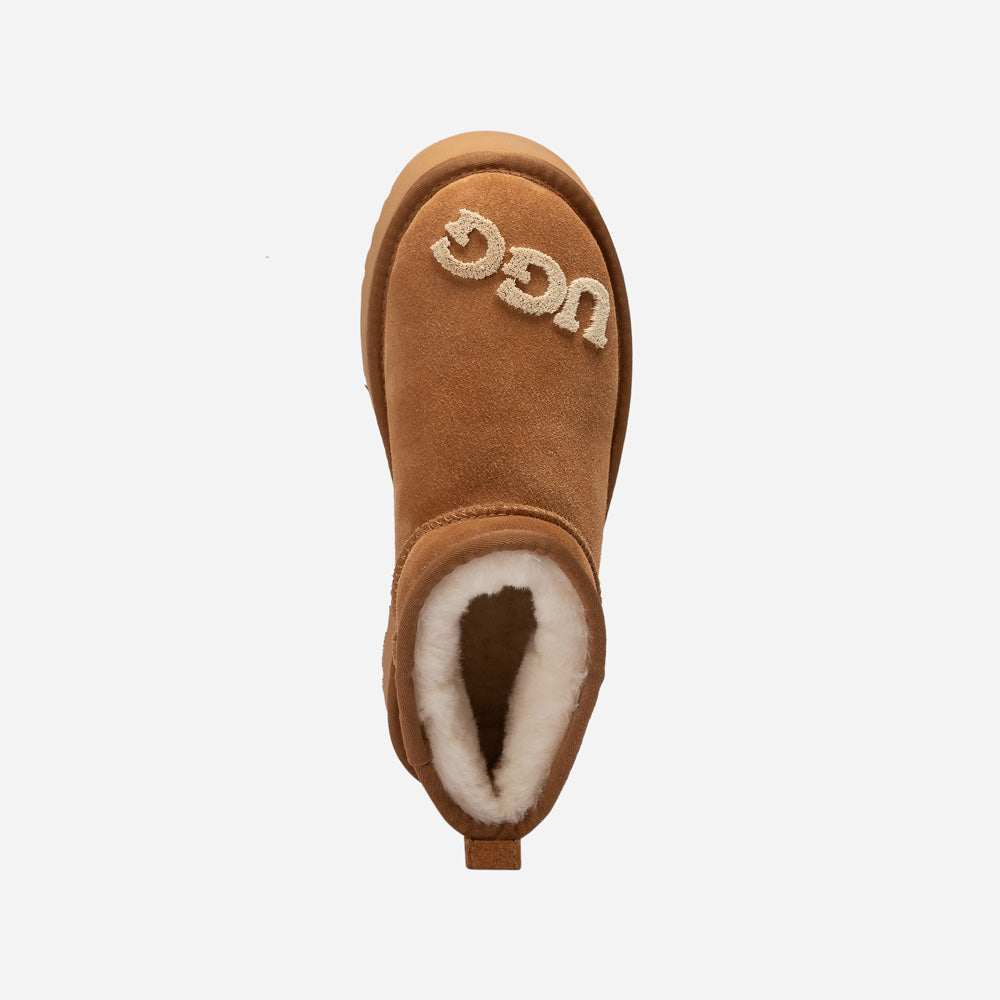 Ugg Classic Dana Emb Logo Platform Ultra Boot