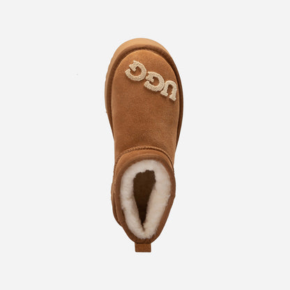 Ugg Classic Dana Emb Logo Platform Ultra Boot