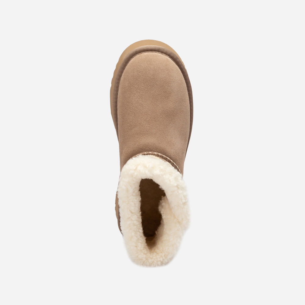 Ugg Bondi Matelassé Platform Shearling Ultra Mini Boots