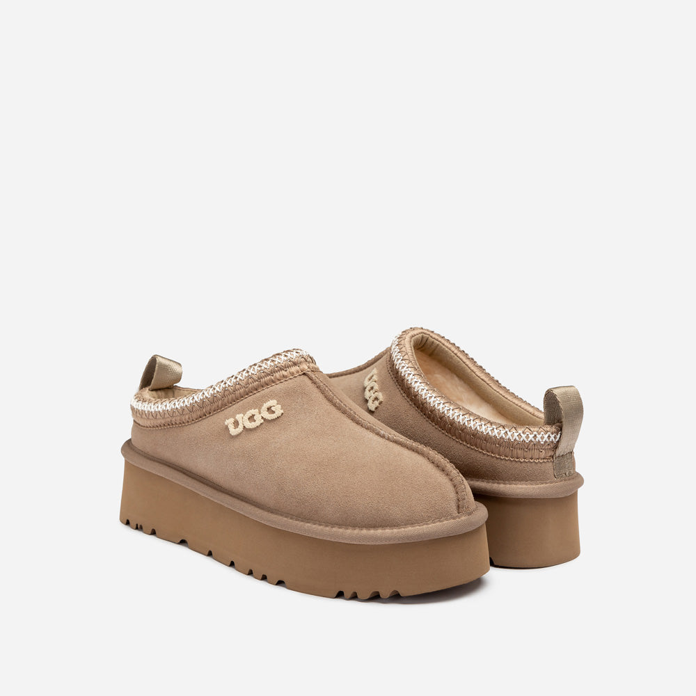 Ugg Sydney Embroidery Platform Slipper