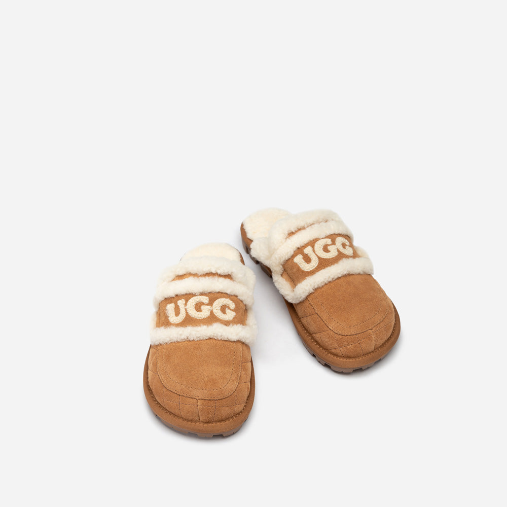 Ugg Violet Matelasse Shearling Slipper