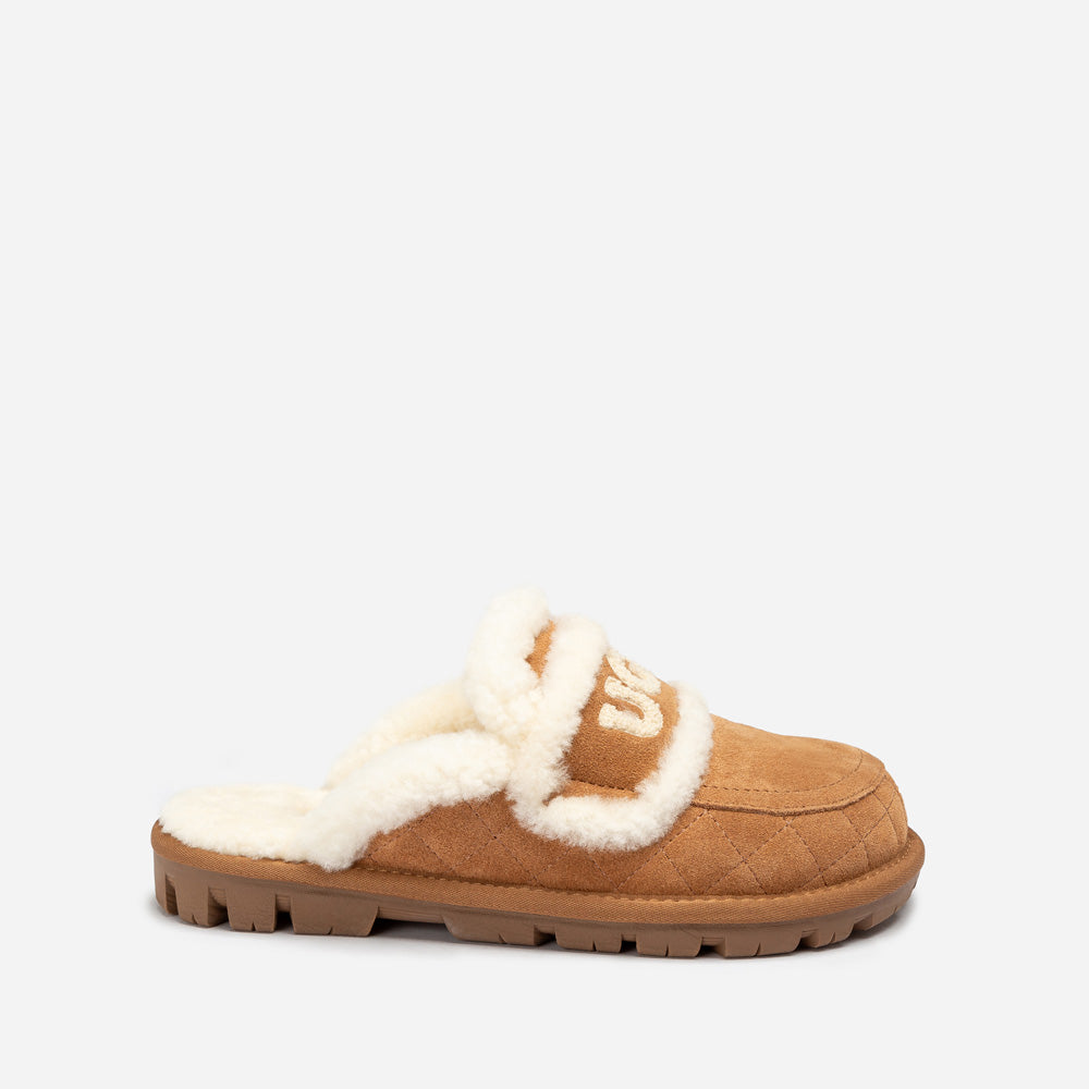 Ugg Violet Matelasse Shearling Slipper