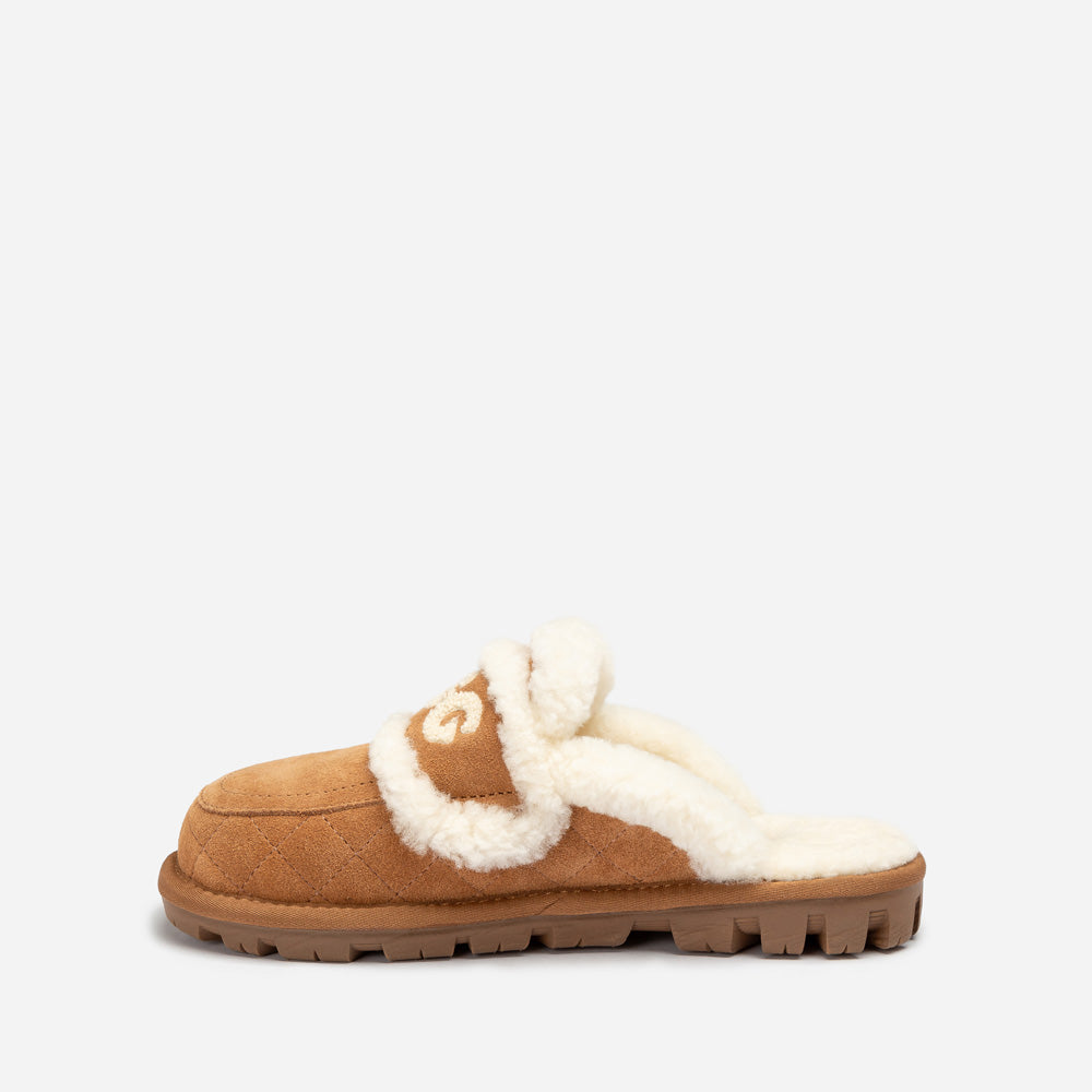 Ugg Violet Matelasse Shearling Slipper