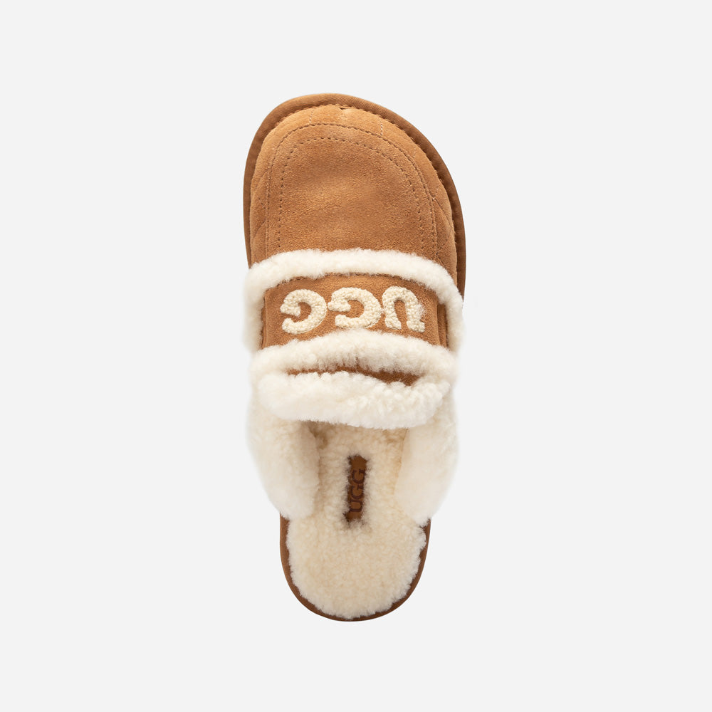 Ugg Violet Matelasse Shearling Slipper