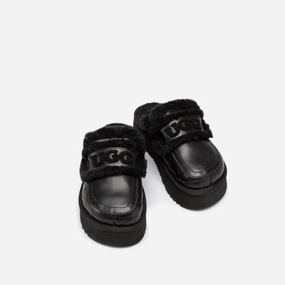 Ugg Violet Matelasse Shearling Platform Slipper