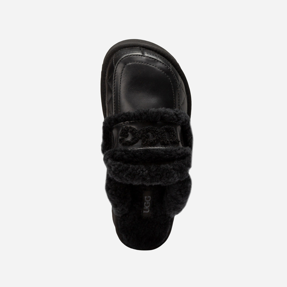 Ugg Violet Matelasse Shearling Platform Slipper