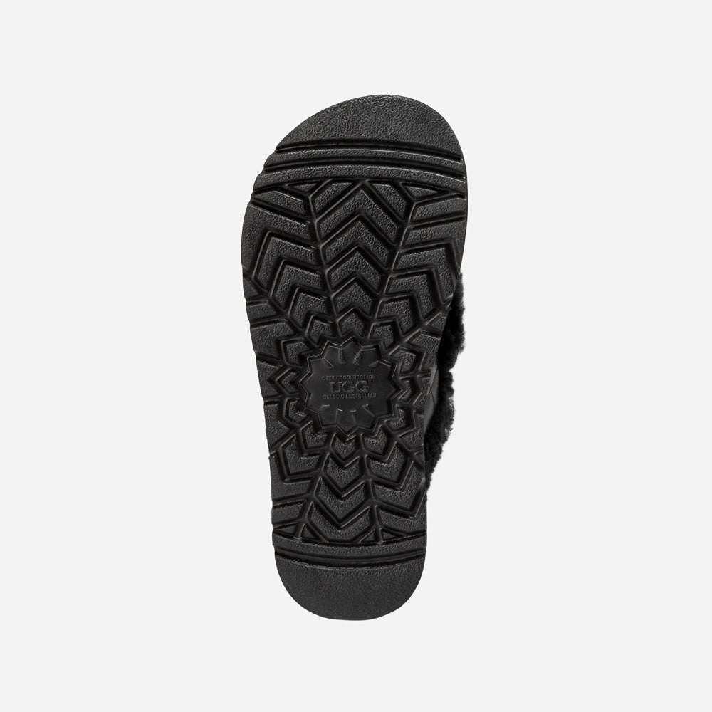 Ugg Violet Matelasse Shearling Platform Slipper