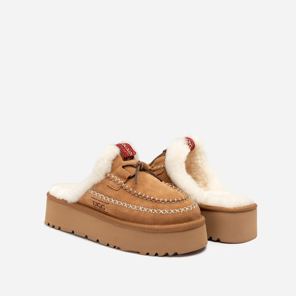 Ugg Letitia Platform Slipper (Replaceable Decoration)