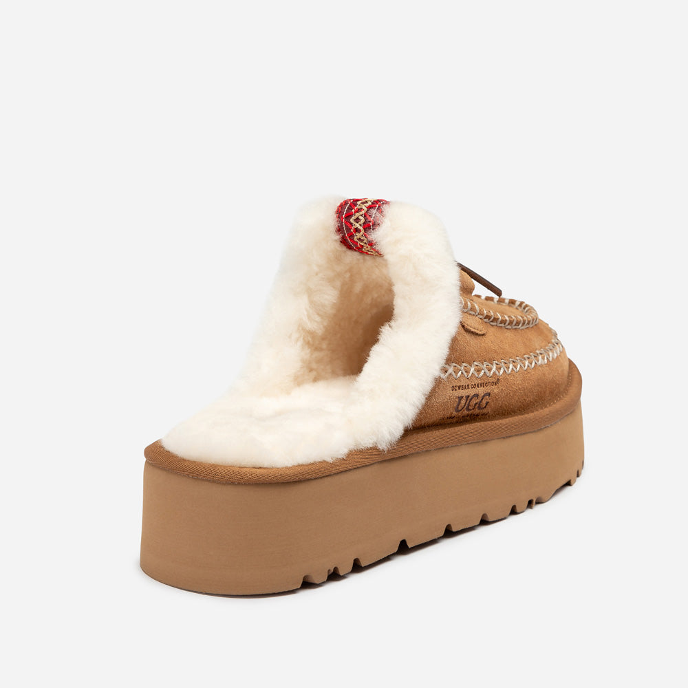 Ugg Letitia Platform Slipper (Replaceable Decoration)