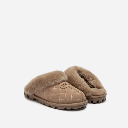 Ugg Coquette Matelasse Emb Logo Slipper( Detachable Feature)
