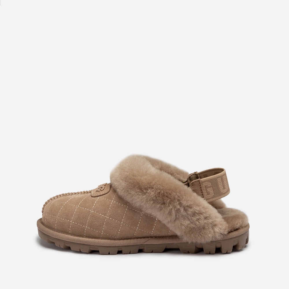 Ugg Coquette Matelasse Emb Logo Slipper( Detachable Feature)