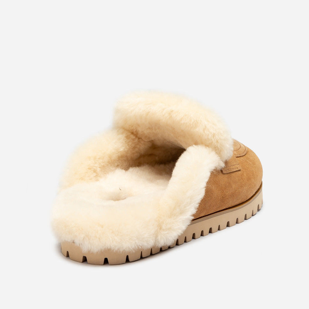 Ugg Priya Knit Logo Shearling Slipper
