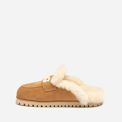 Ugg Priya Knit Logo Shearling Slipper