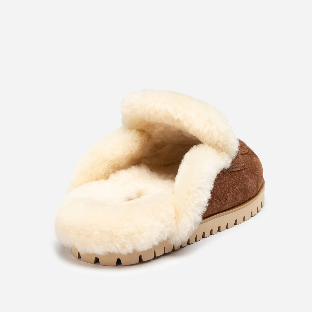 Ugg Priya Knit Logo Shearling Slipper