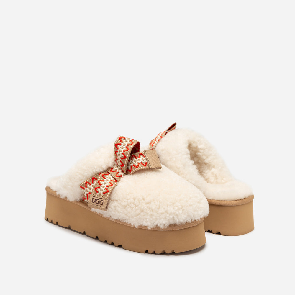 Ugg Cemila Shearling Platform Slipper