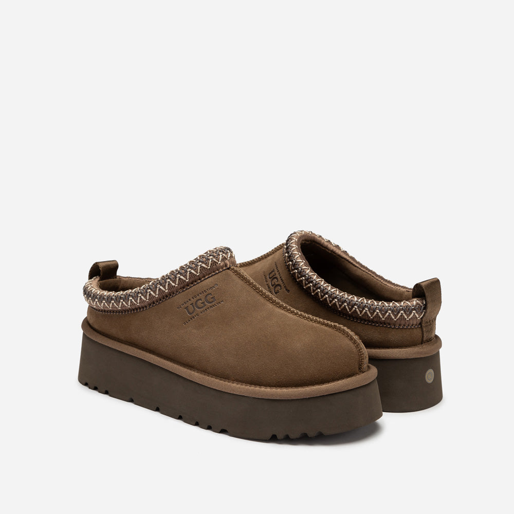 Ugg Sydney Spring Platform Slipper (Water Resistant) (Detachable Wool Insole)