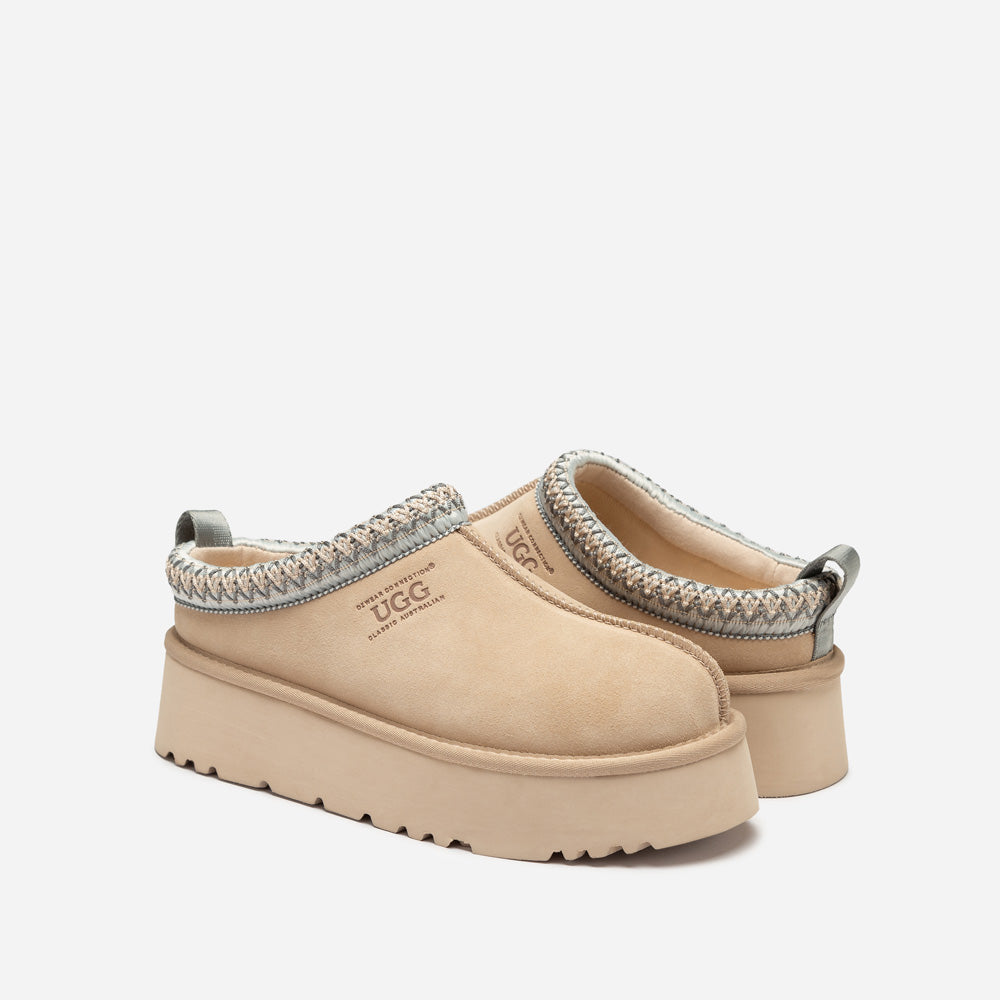 Ugg Sydney Spring Platform Slipper (Water Resistant) (Detachable Wool Insole)