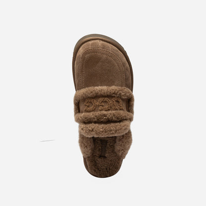 Ugg Violet Matelasse Shearling Platform Slipper