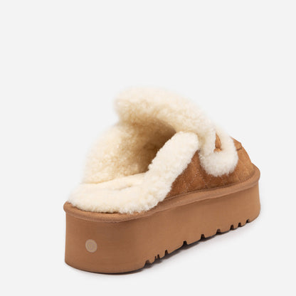 Ugg Violet Matelassé Shearling Platform Slipper (Detachable Feature)