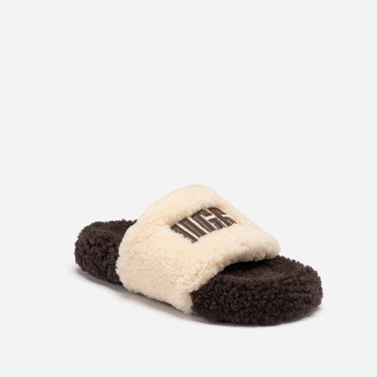Ugg Acacia Shearling Logo Slipper
