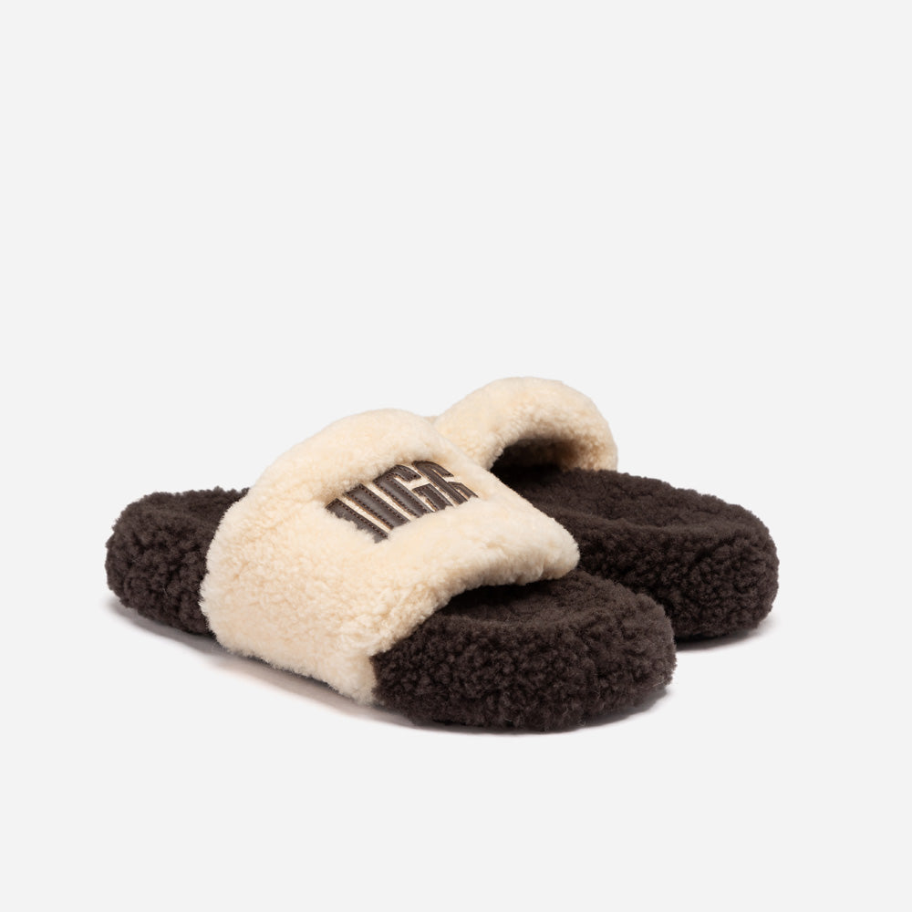 Ugg Acacia Shearling Logo Slipper