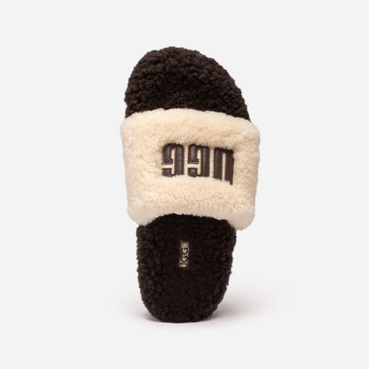 Ugg Acacia Shearling Logo Slipper