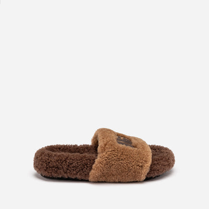 Ugg Acacia Shearling Logo Slipper