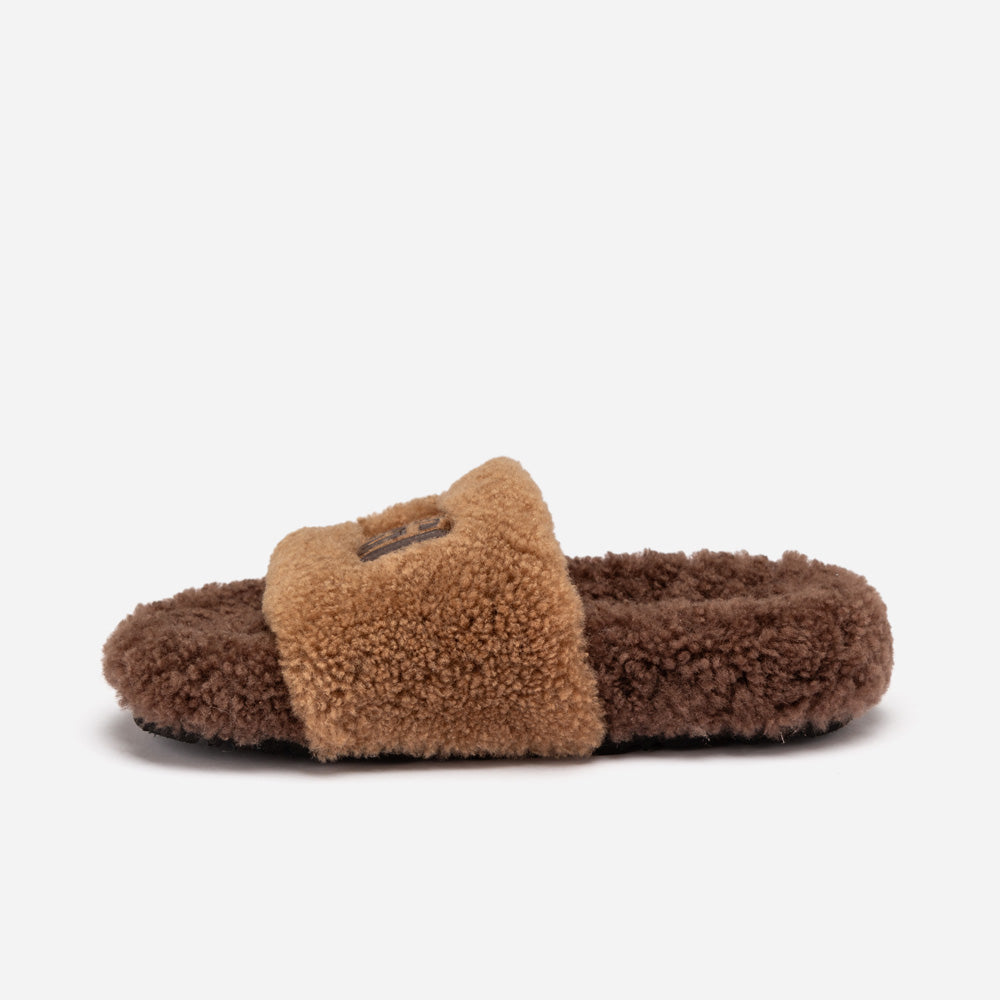 Ugg Acacia Shearling Logo Slipper