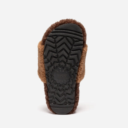 Ugg Acacia Shearling Logo Slipper