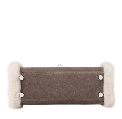 UGG Fluffy Wool Adjustable Strap Kelvy Bag